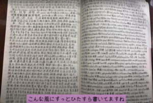 小倉優子の漢字の勉強の画像