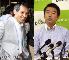 橋下徹と丸山和也の画像